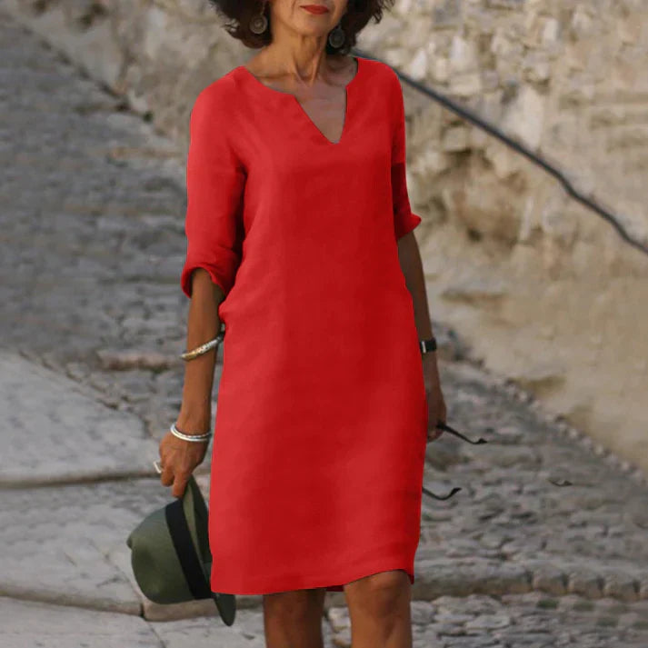 Kleid Nora – Farbe: Rot