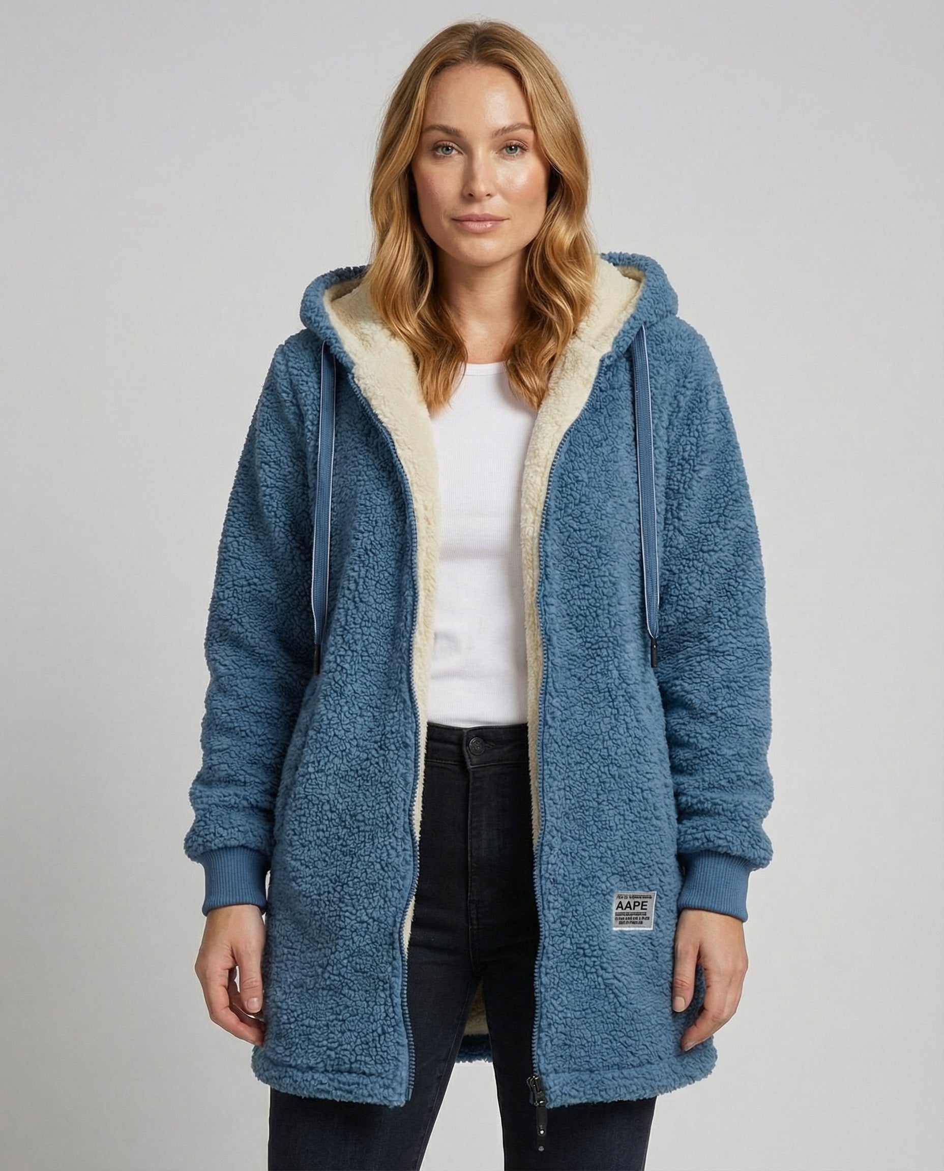 Mira Kapuzen-Fleecejacke – Produktansicht