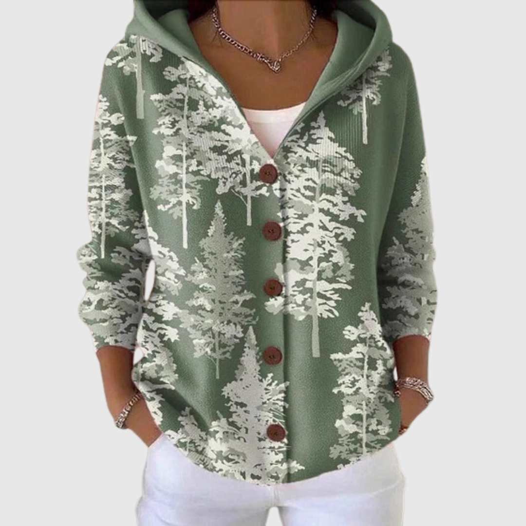 Kapuzen-Strickjacke Mara – Produktansicht