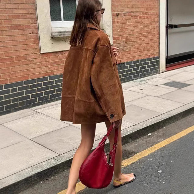 Milan Wildlederjacke – Produktansicht