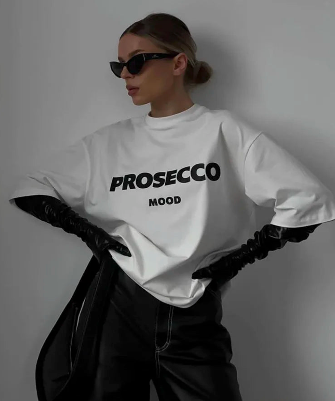 T-Shirt Nele „Prosecco“ Oversized – Produktansicht