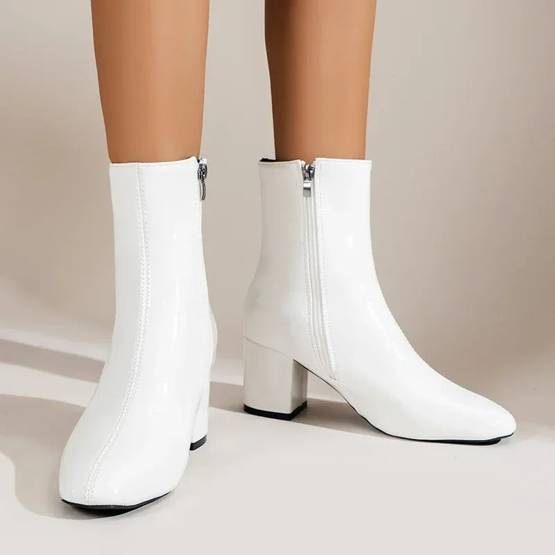 Mara Ankle Boots – Weiß – Produktansicht