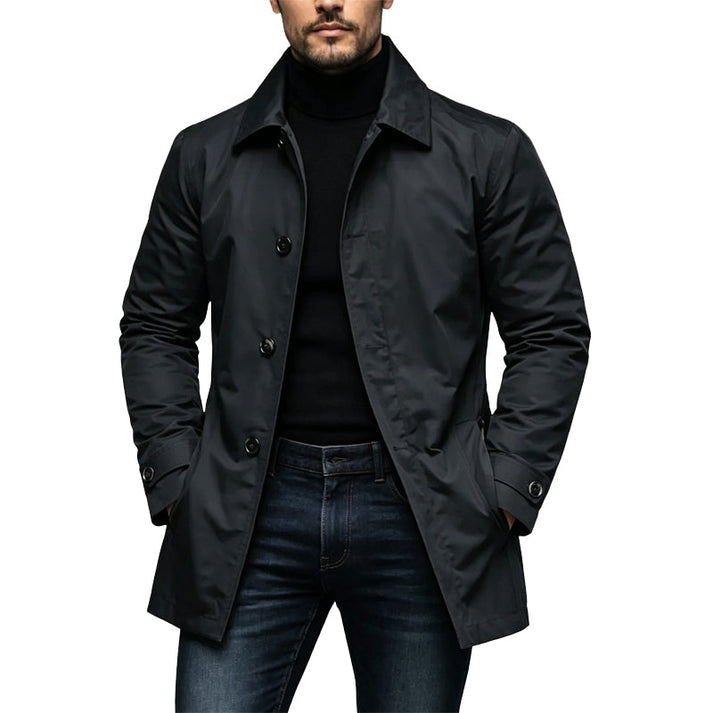 Mantel Theo – Farbe: Nero