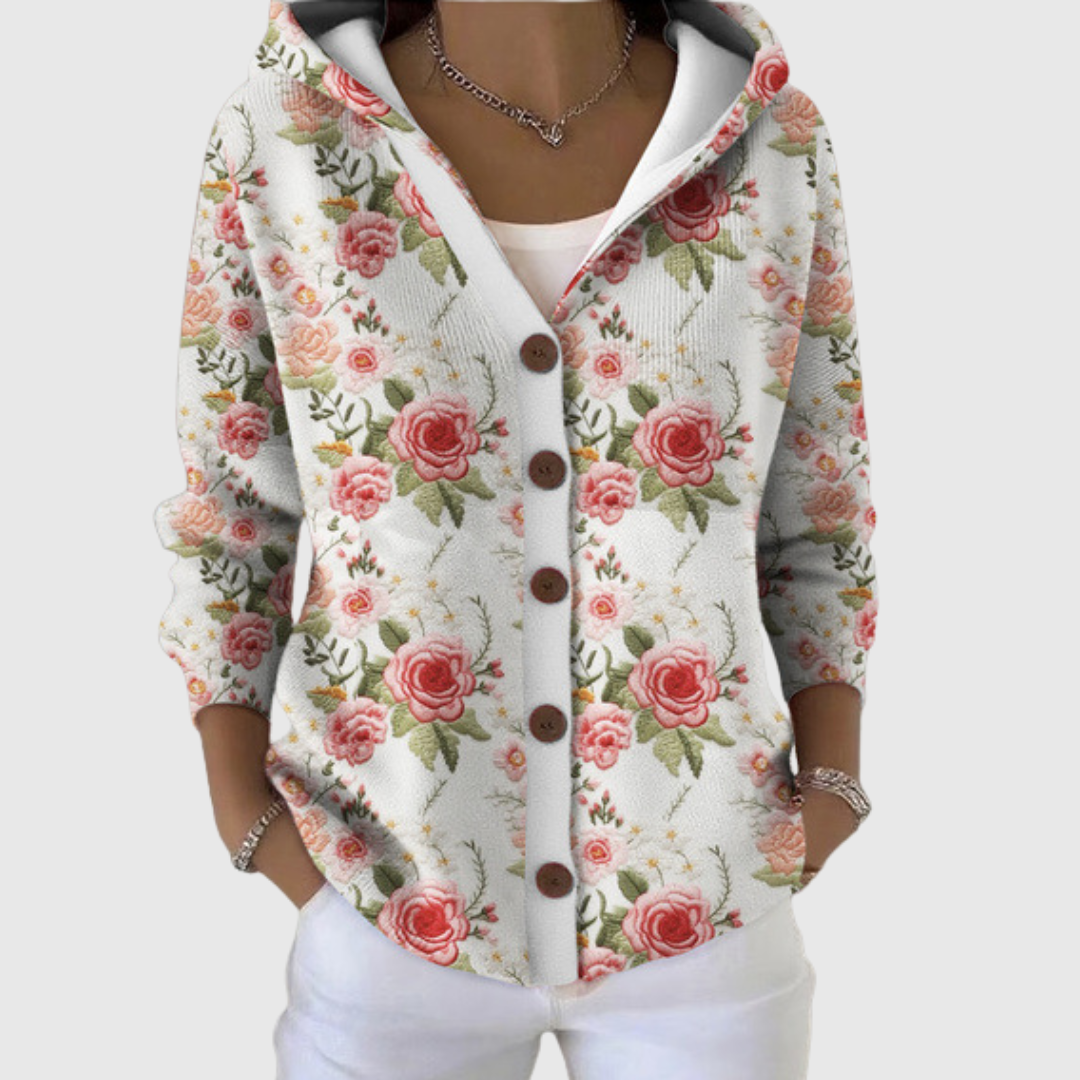 Liora Strickjacke mit Kapuze – Produktansicht