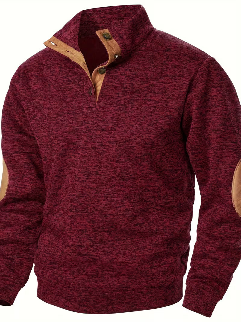 Sweatshirt Luan – Farbe: Bordeaux