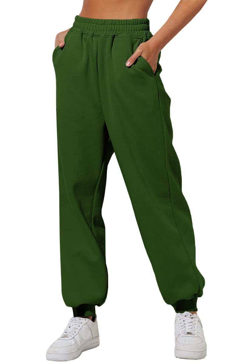 Mara Sweatpants – Farbe: Dunkelgrün