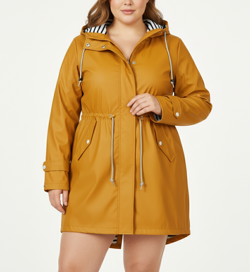 Mara Parka-Regenjacke (Große Größen) – Produktansicht