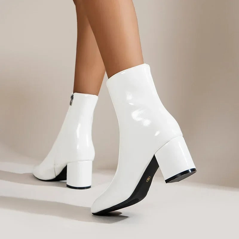 Mara Ankle Boots – Weiß – Produktansicht