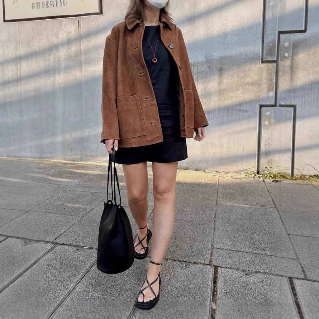 Milan Wildlederjacke – Produktansicht