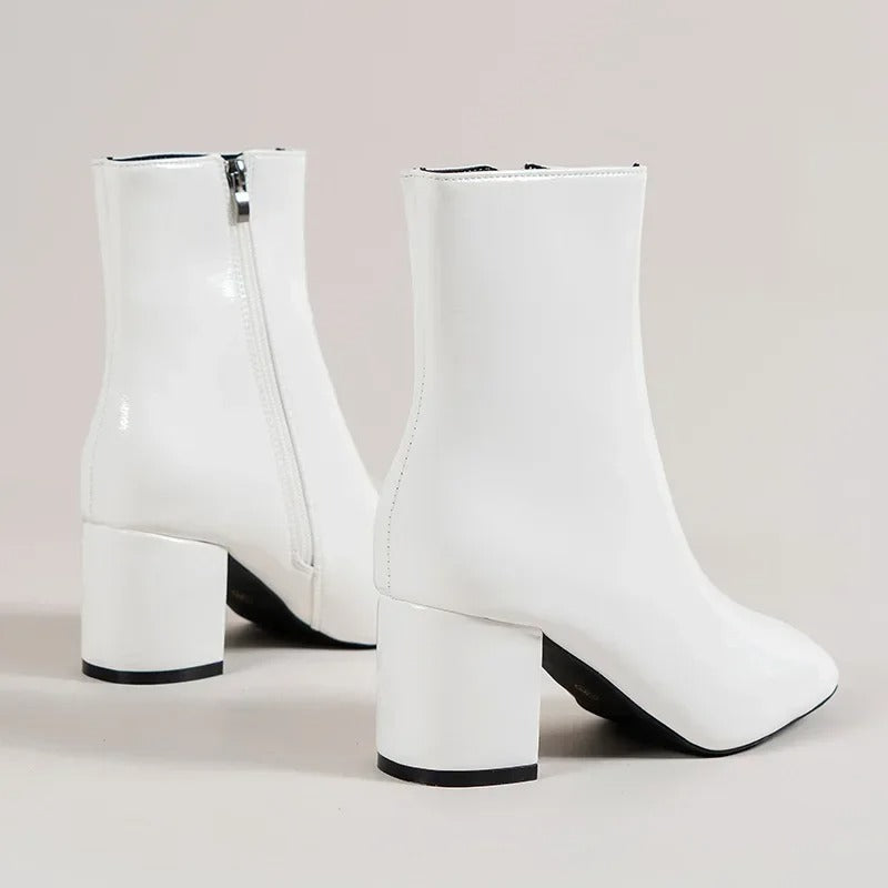 Mara Ankle Boots – Weiß – Produktansicht