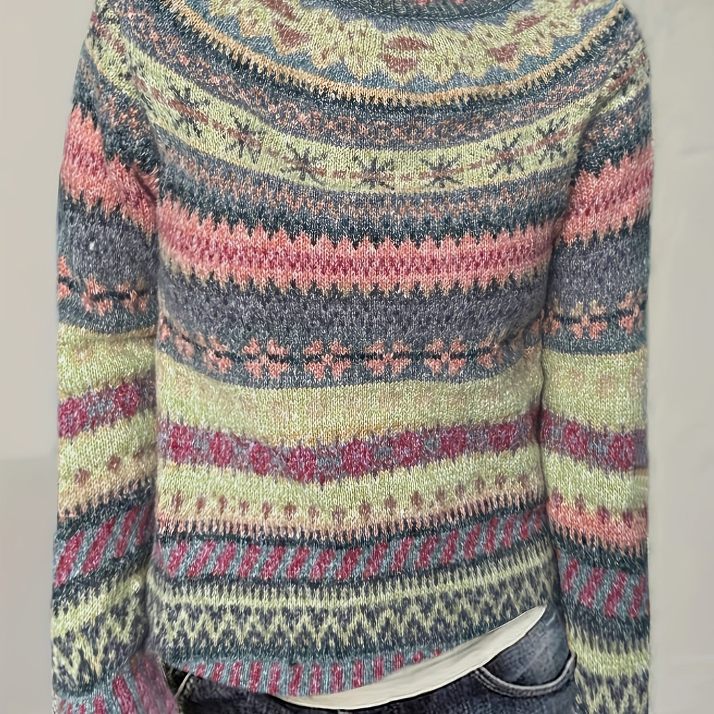 Nora Rundhals-Pullover – Produktansicht