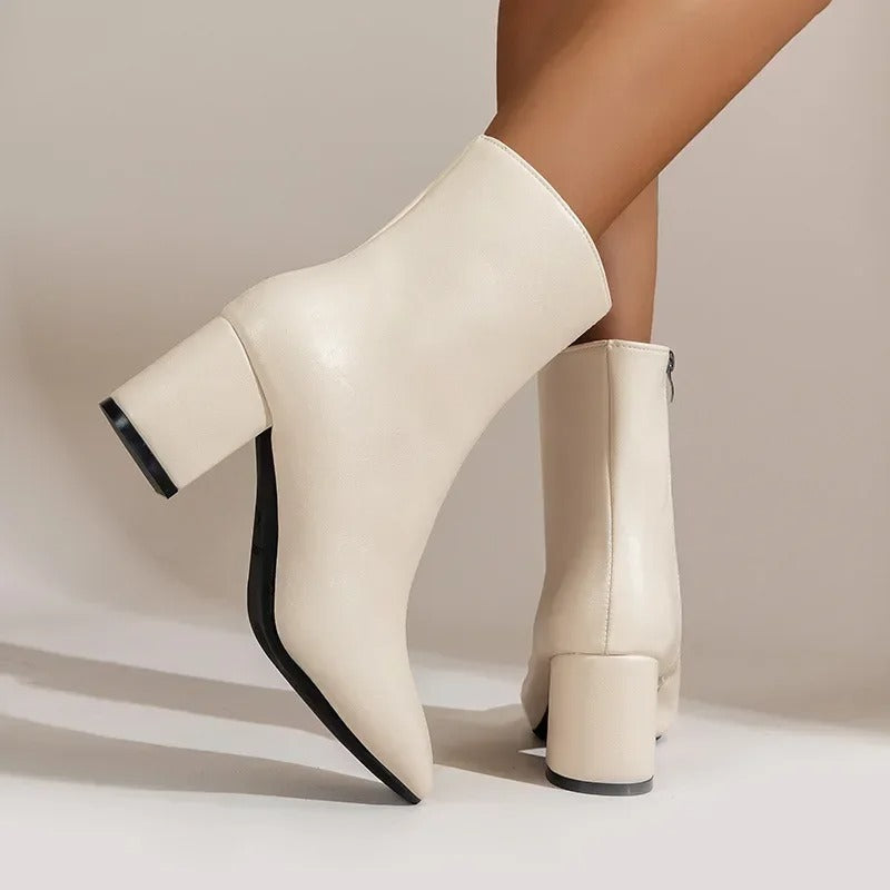 Mara Ankle Boots – Weiß – Produktansicht