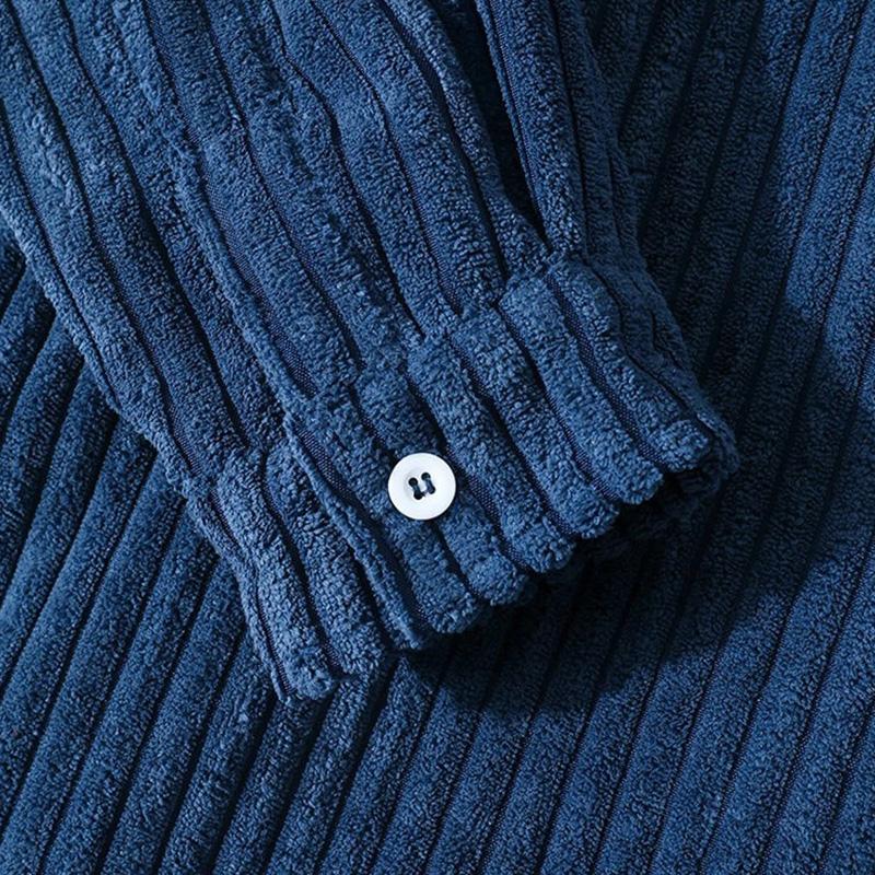Elias Cord-Hemdjacke – Dunkelblau – Produktansicht