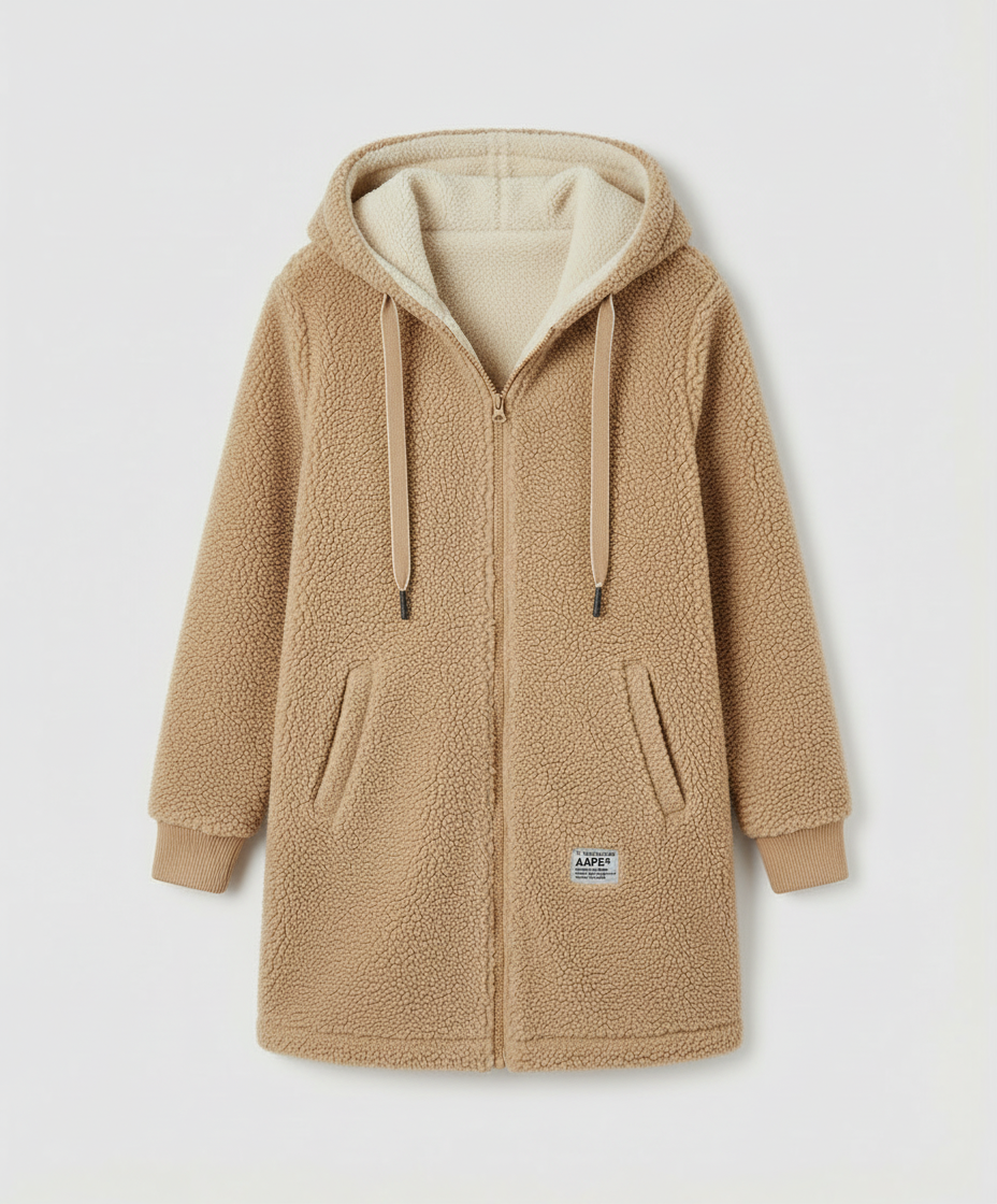 Mira Kapuzen-Fleecejacke – Produktansicht