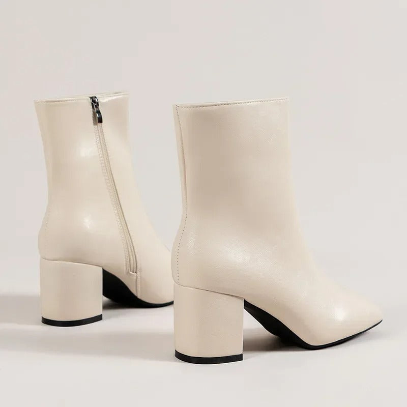 Mara Ankle Boots – Weiß – Produktansicht
