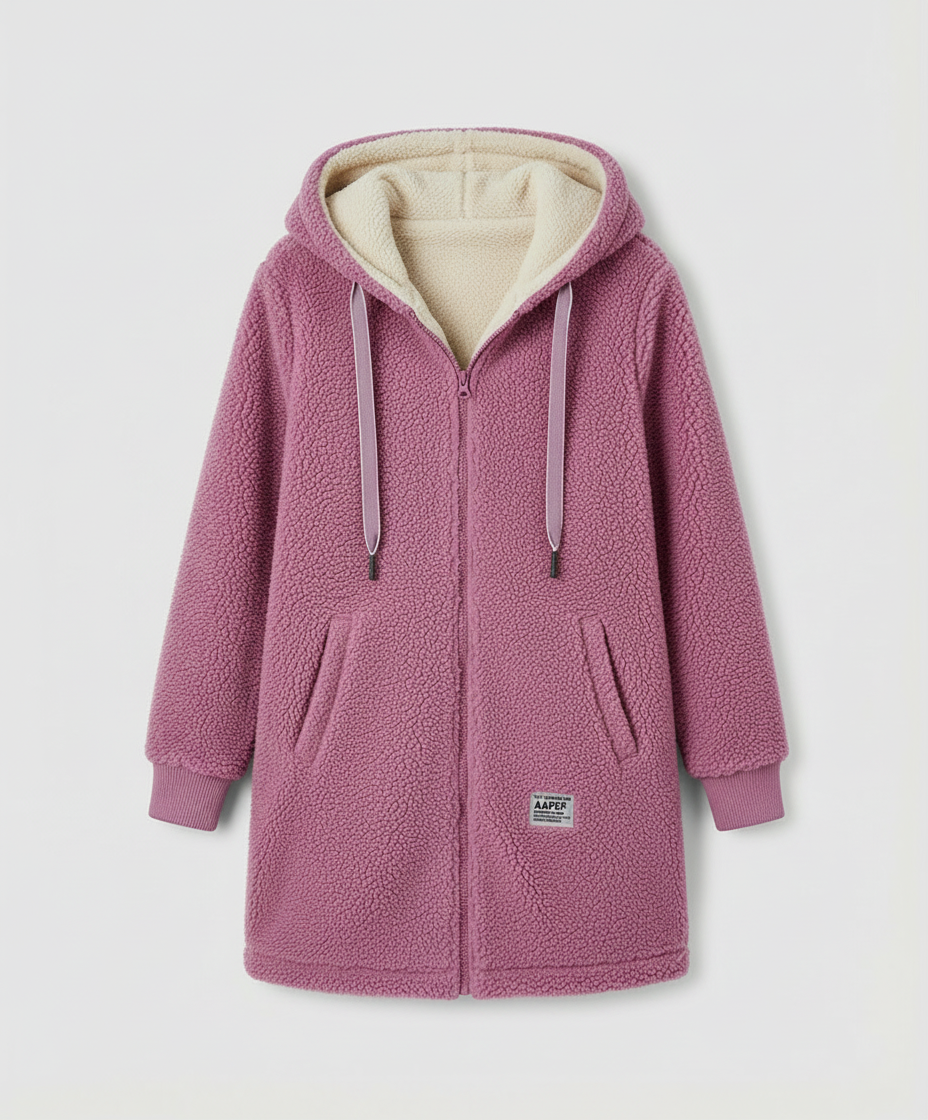 Mira Kapuzen-Fleecejacke – Produktansicht