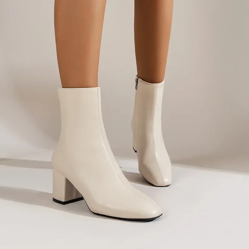 Mara Ankle Boots – Weiß – Produktansicht