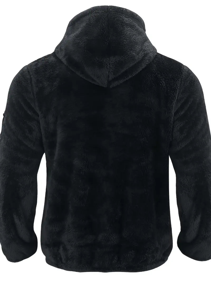Nilo Kapuzenjacke mit Reißverschluss – Beige – Produktansicht