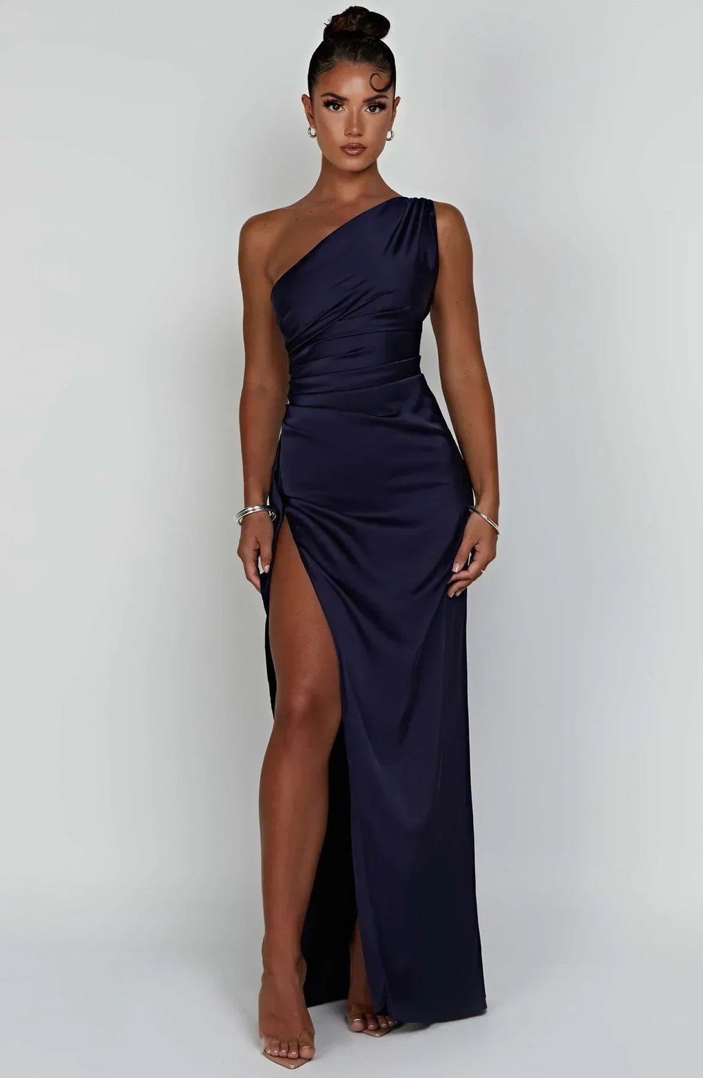 One-Shoulder Maxikleid Mara – Produktansicht