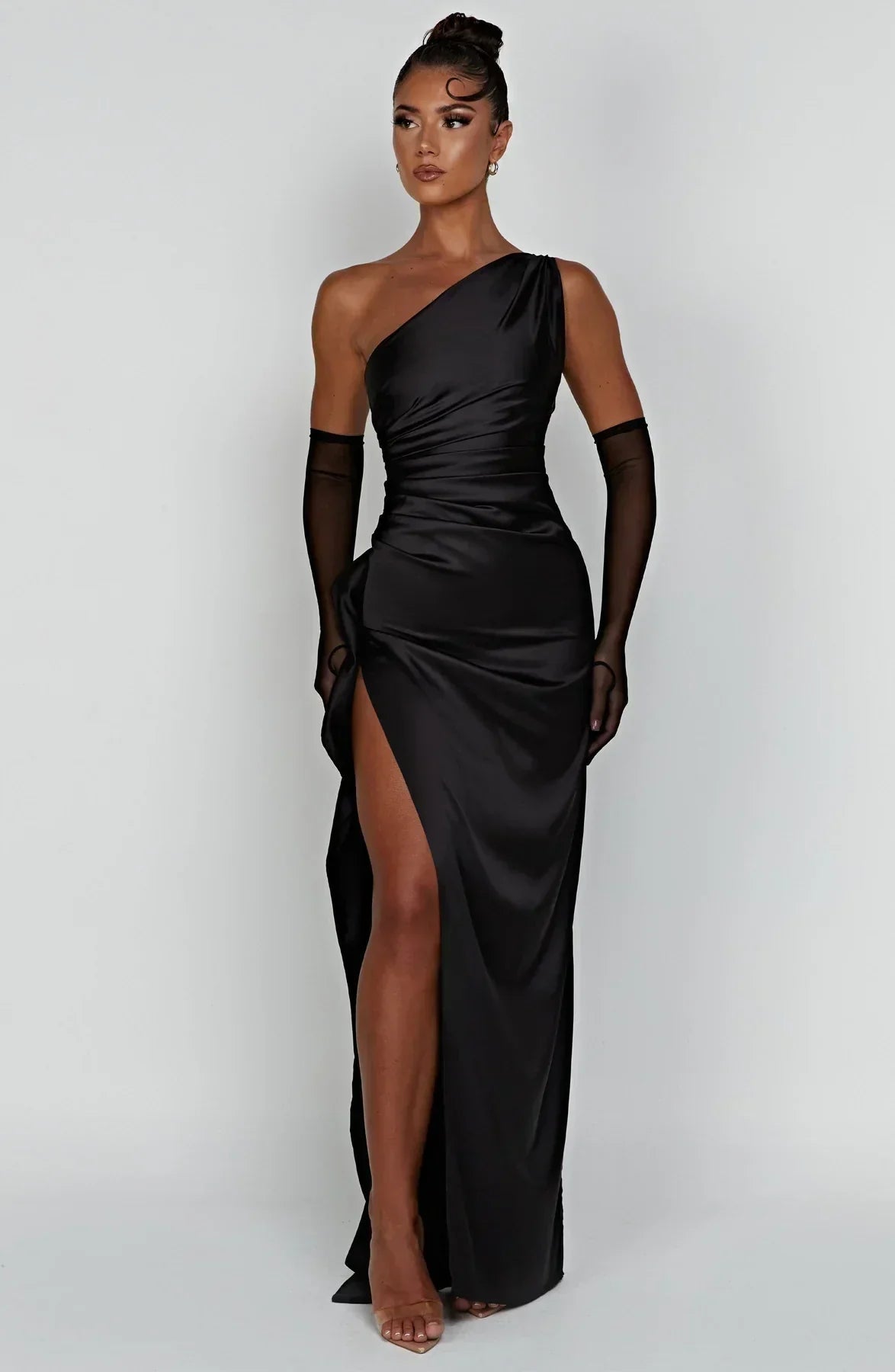 One-Shoulder Maxikleid Mara – Produktansicht