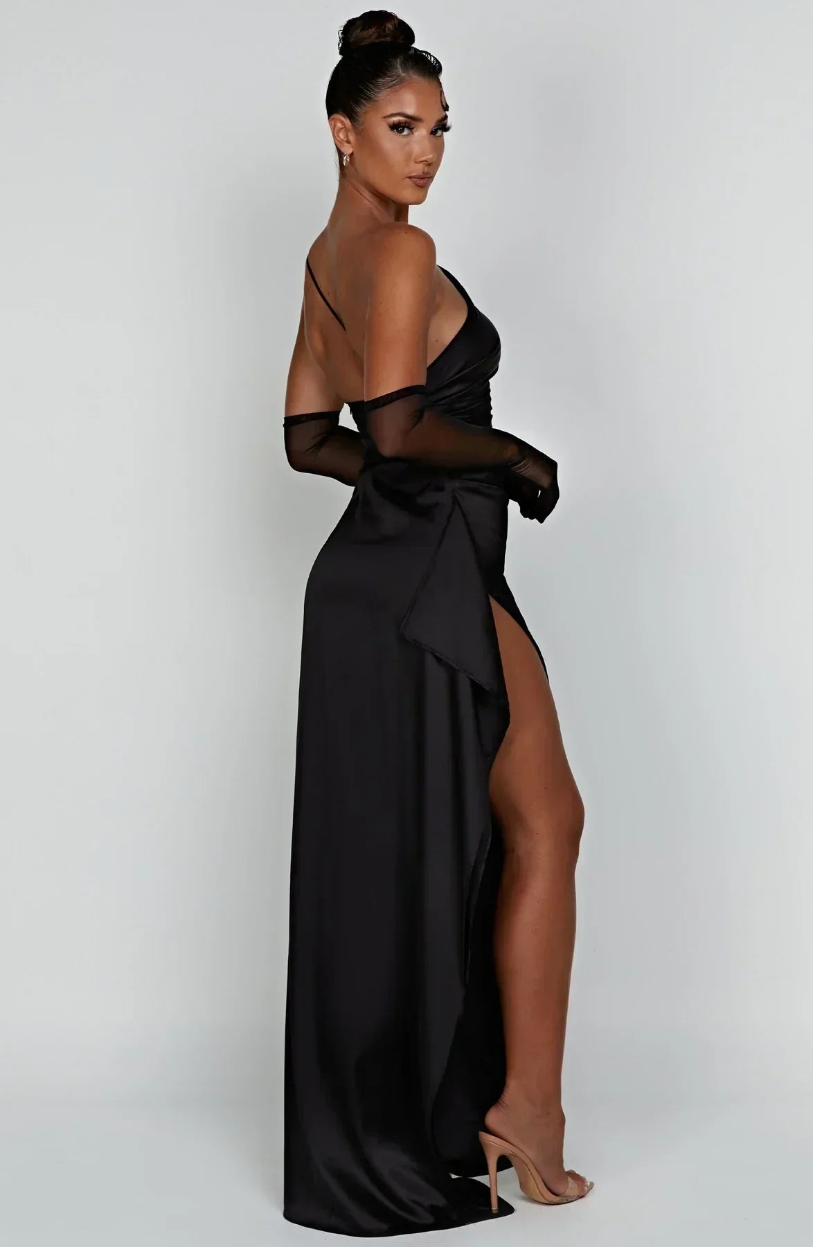 One-Shoulder Maxikleid Mara – Produktansicht