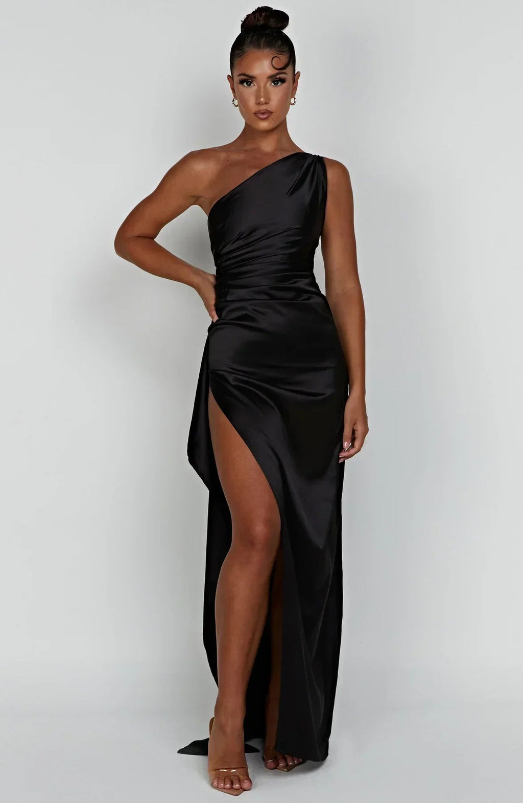 One-Shoulder Maxikleid Mara – Produktansicht