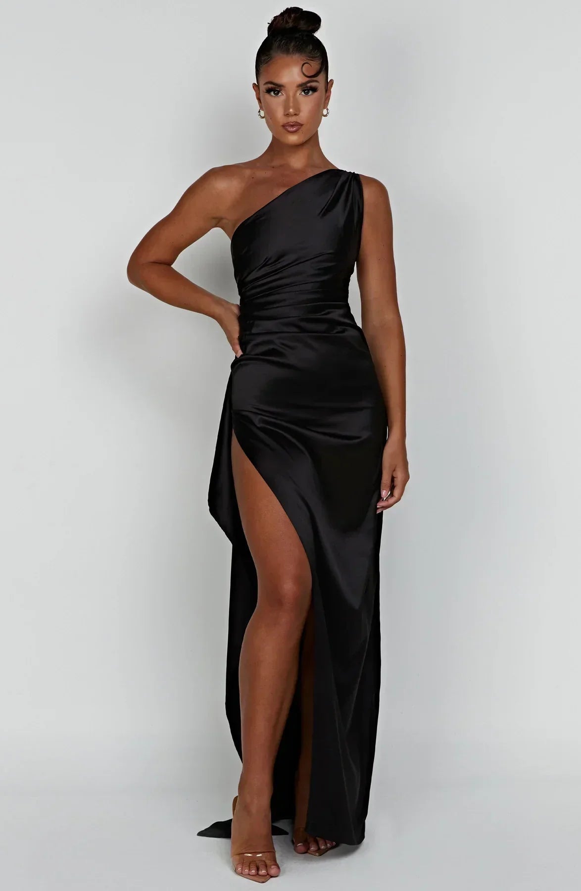 One-Shoulder Maxikleid Mara – Produktansicht
