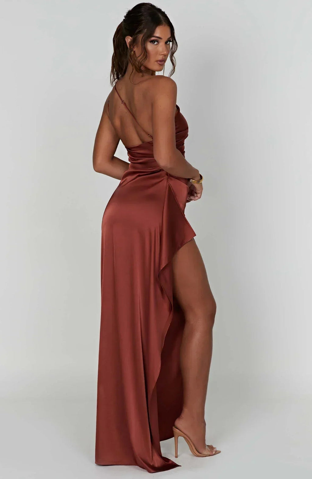 One-Shoulder Maxikleid Mara – Produktansicht