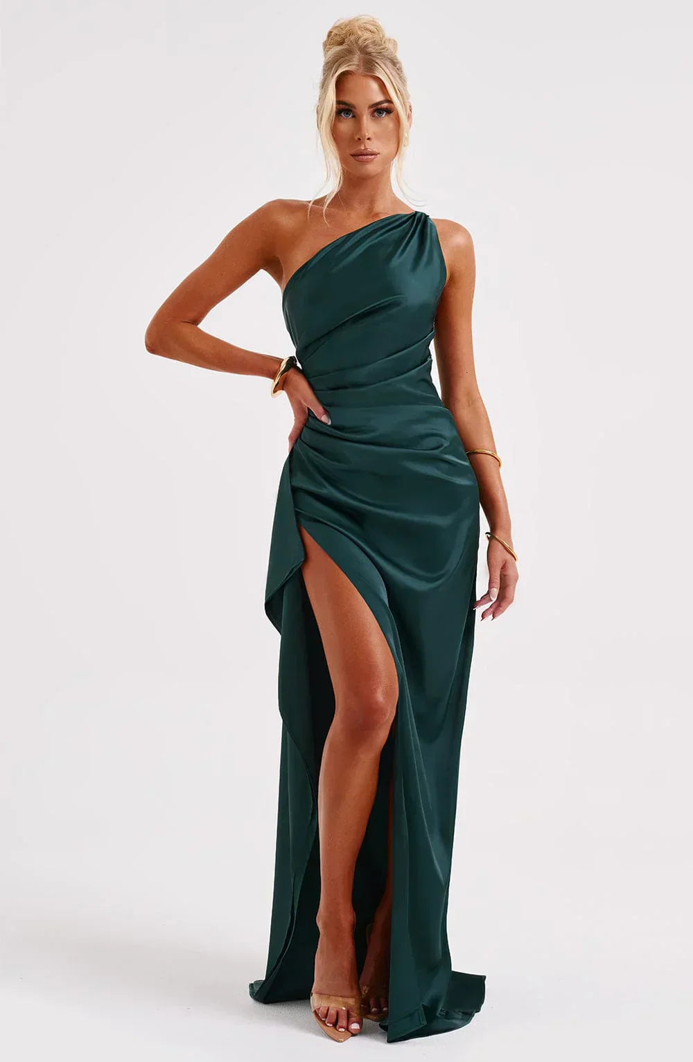 One-Shoulder Maxikleid Mara – Produktansicht