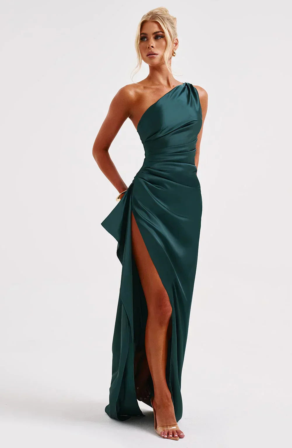 One-Shoulder Maxikleid Mara – Produktansicht
