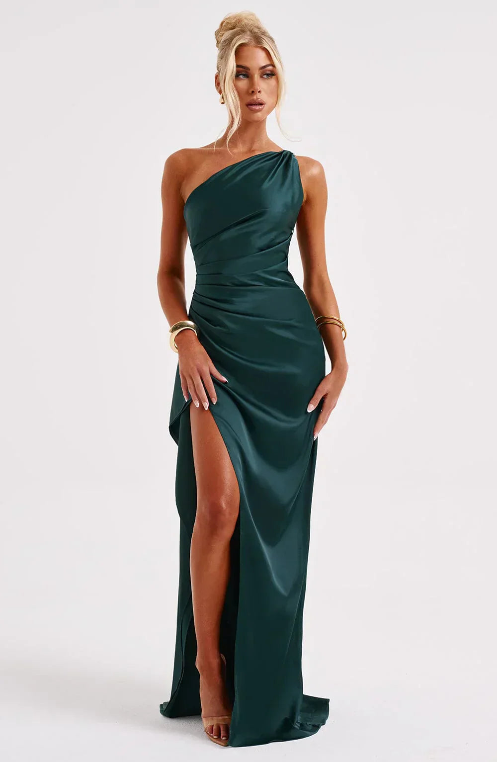 One-Shoulder Maxikleid Mara – Produktansicht