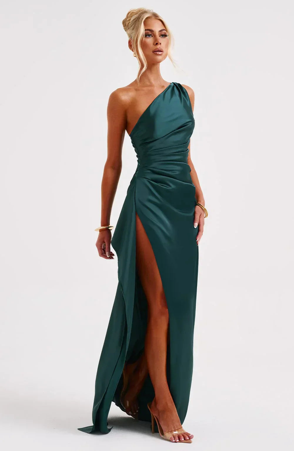 One-Shoulder Maxikleid Mara – Produktansicht
