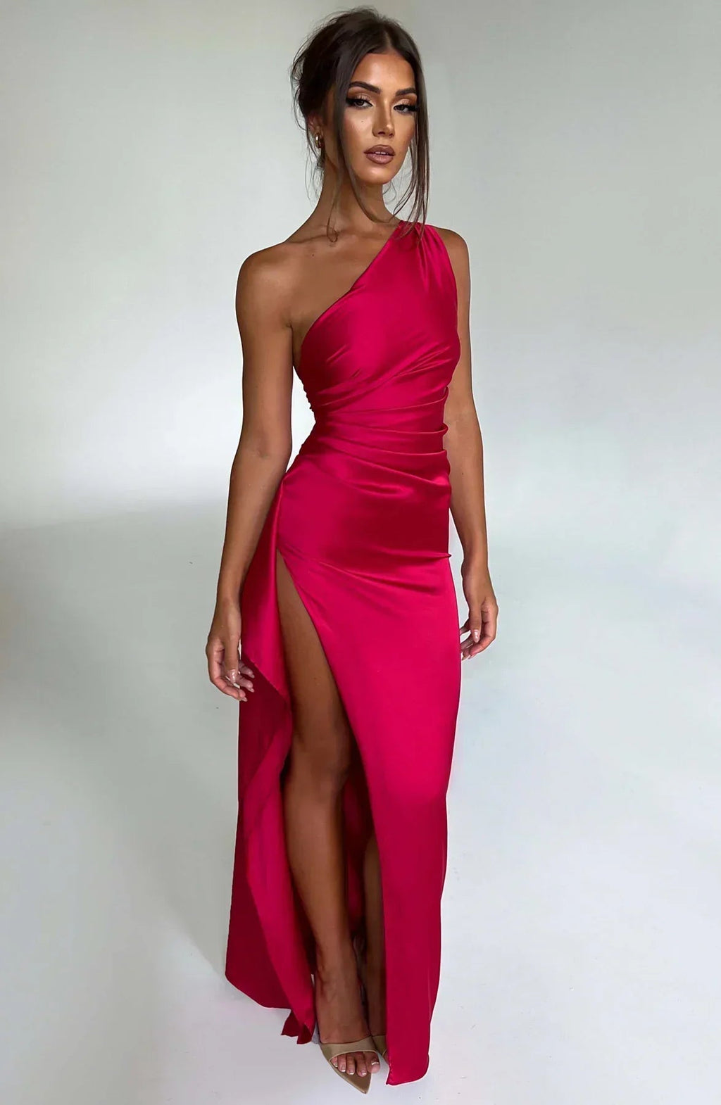 One-Shoulder Maxikleid Mara – Produktansicht