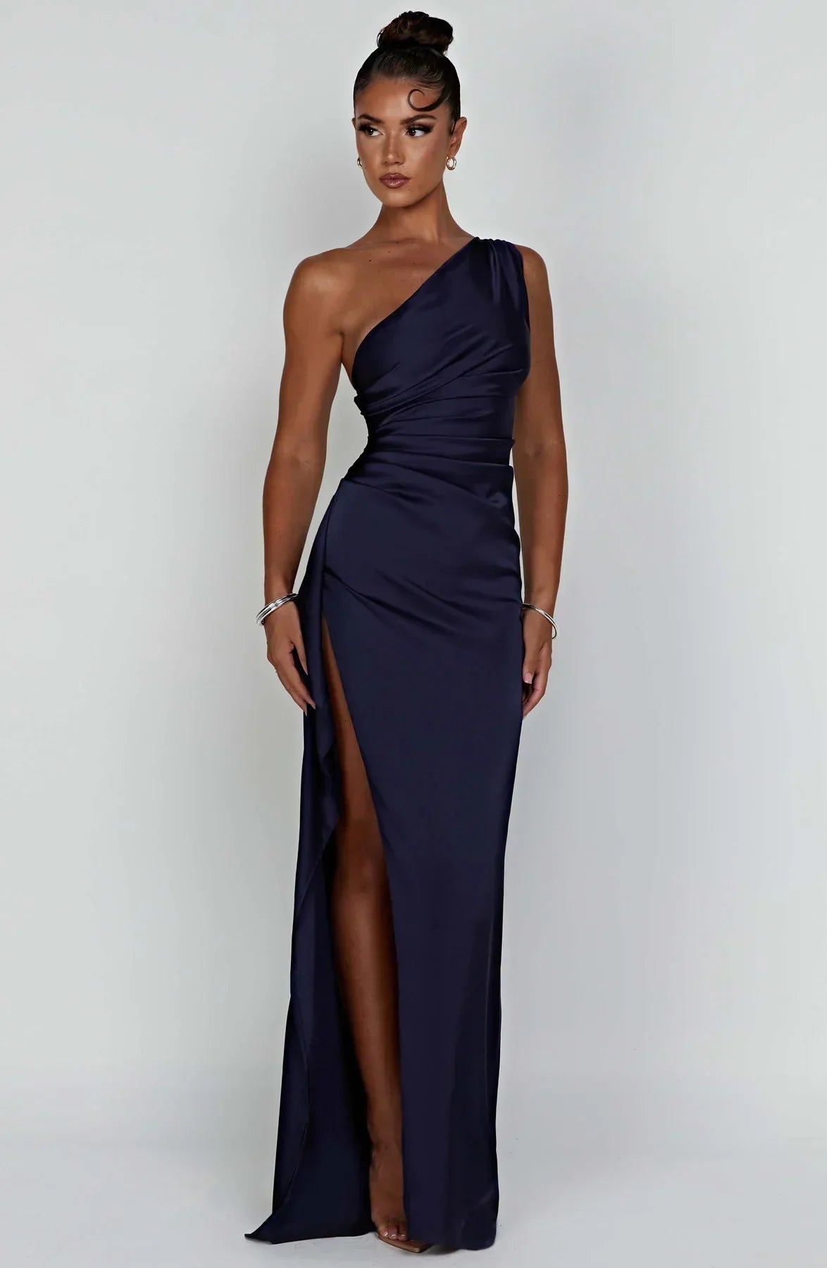 One-Shoulder Maxikleid Mara – Produktansicht