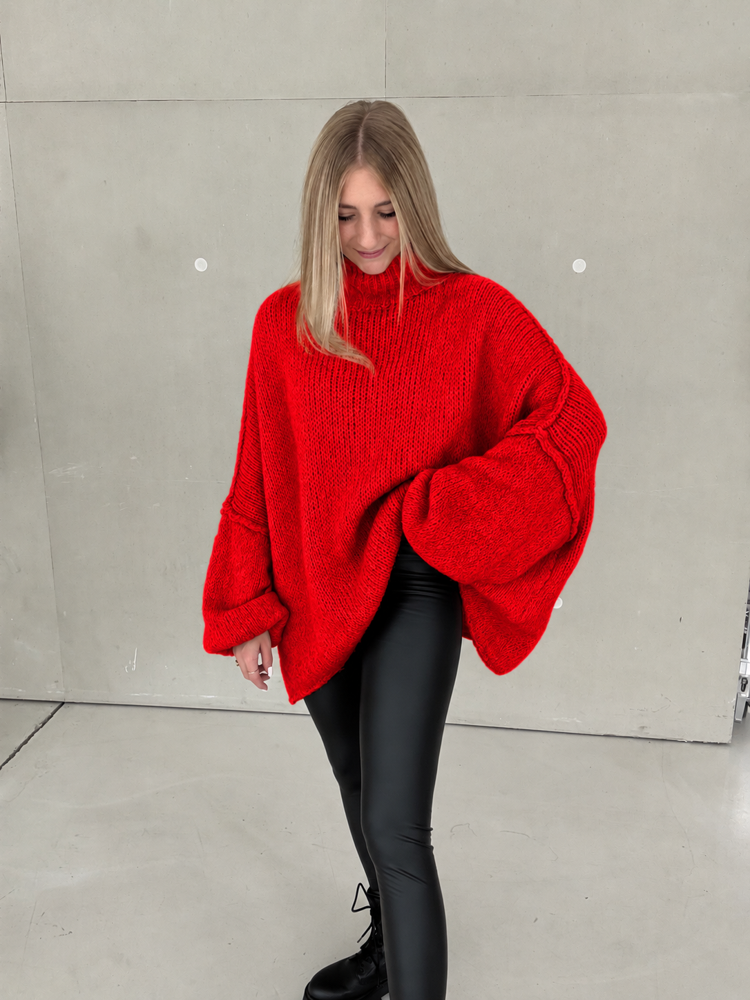 Stehkragenpullover Alex – Produktansicht 2
