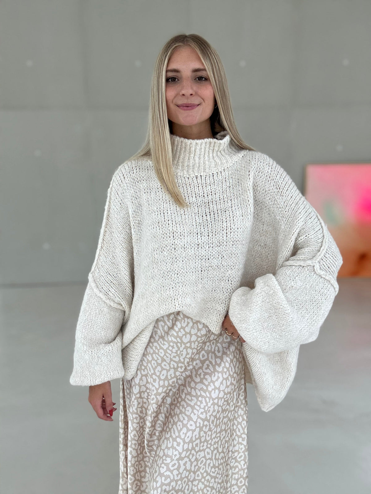 Stehkragenpullover Alex – Produktansicht 3