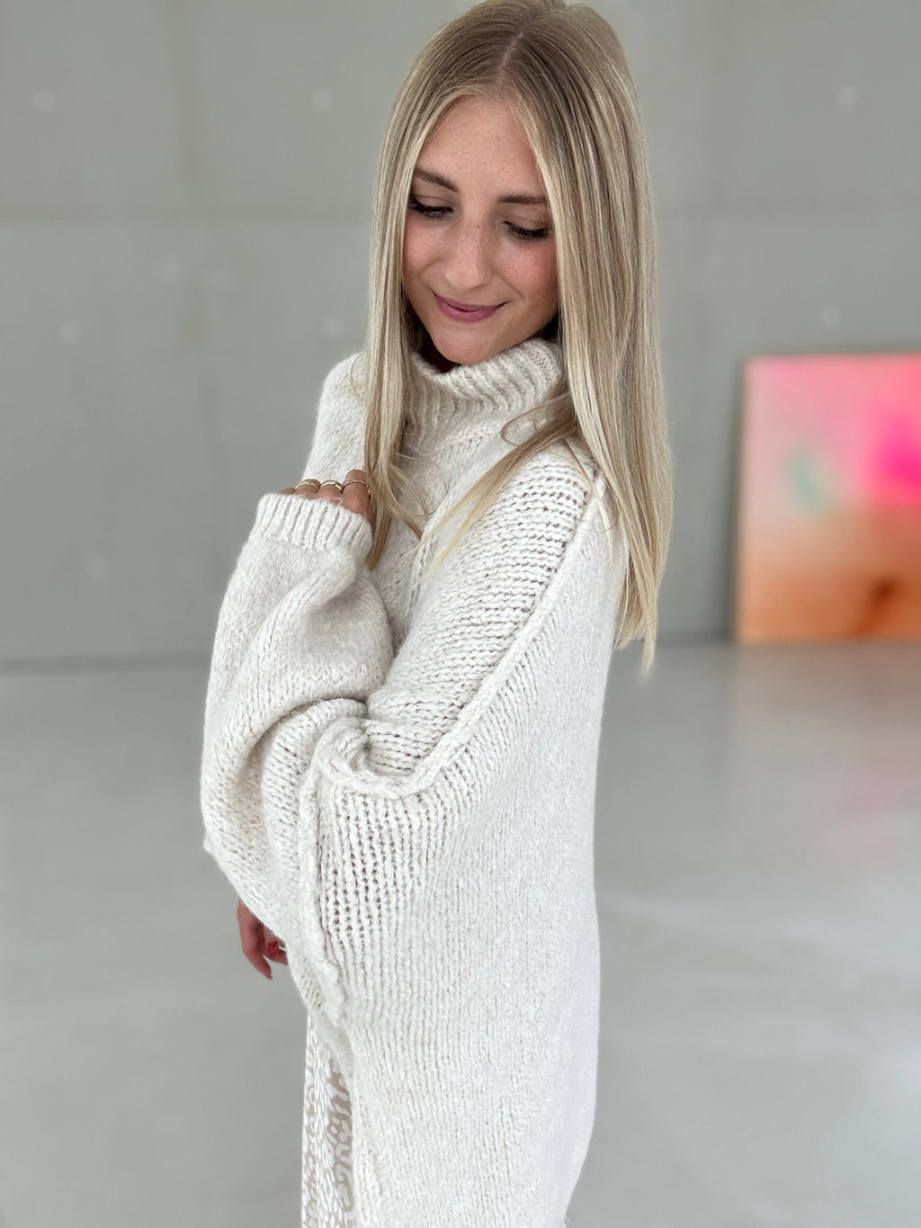 Stehkragenpullover Alex – Produktansicht 6