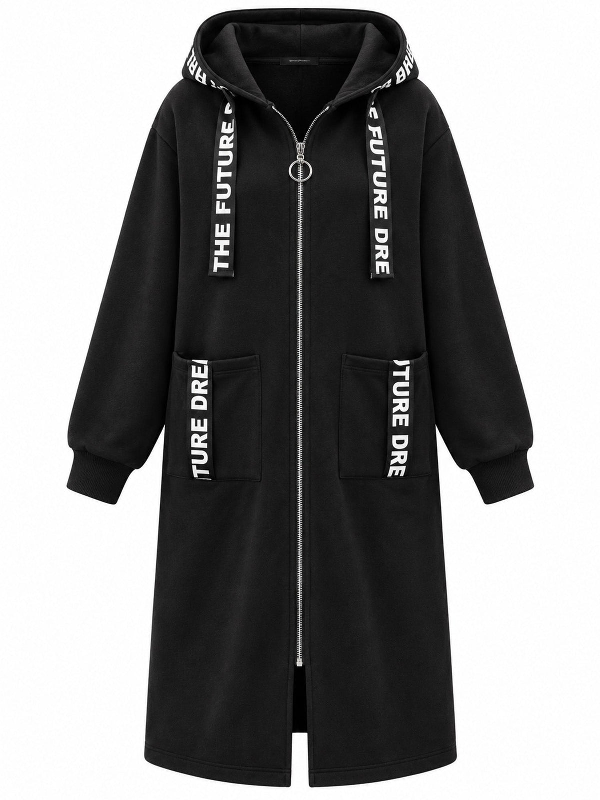Lange Kapuzenjacke Liana – Produktansicht 5