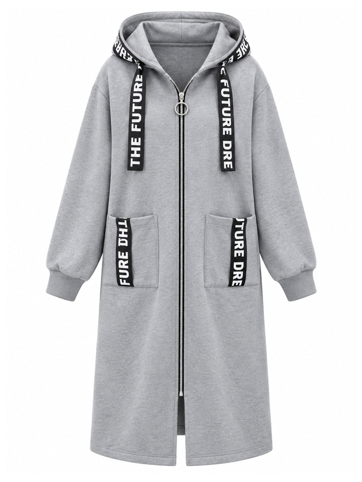 Lange Kapuzenjacke Liana – Produktansicht 12