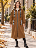 Lange Kapuzenjacke Liana – Produktansicht 15