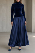 Stehkragenmaxikleid Doreen – Produktansicht 1