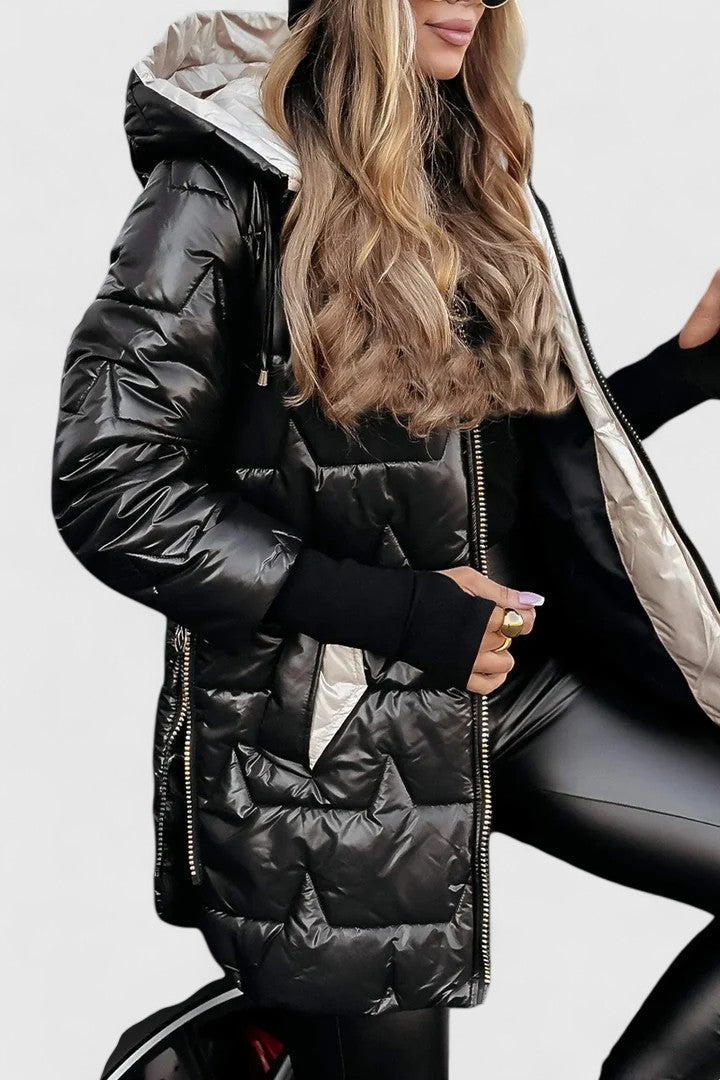 Mara Steppparka mit Kapuze – Produktansicht 5