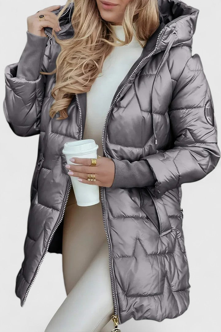 Mara Steppparka mit Kapuze – Produktansicht 6