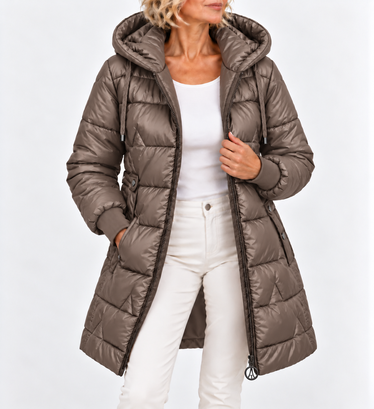 Mara Puffer-Steppmantel – Produktansicht 3